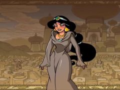 Cô Công Chúa Khiêu Gợi Vén Váy Cho Aladin Chui Vào Bú Lồn