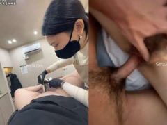 Em Nhân Viên Spa Thấy Con Cu Của Khách To Quá Nên Xin Chạm Thử