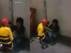 Tài Xế Bee Thiếu Thốn Đè Em Gái Ăn Xin Ngoài Đừng Vắng Để Đụ